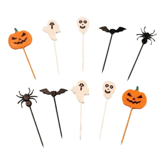 Binwennn Chaîne de Lampe Suspendue Lapin de la Saint-Valentin Remplacement Plugin Picks Inserts de Gâteau Utiles Toppers de Cupcake de Fête Inserts de Gâteau Citrouille Picks de Cupcake