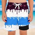 thumbnail image 3 of LRen Boys Swimming Trunks Size 7,Boys Swim Trunks with Compression Liner Kids Summer Quick Dry Bathing Suit Beach Shorts, 3 of 5