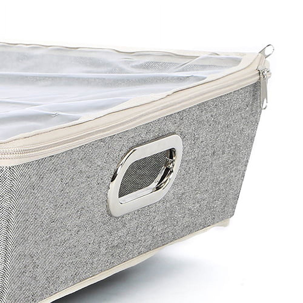 Better Homes & Gardens Charleston Collection Grey Rolling Underbed Storage Organizer