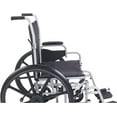 thumbnail image 3 of Drive Medical TR20 Poly-Fly Transport Wheelchair, Silver, 3 of 6