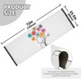 thumbnail image 5 of Yayeee Runner Rug for Bedroom 2'x6' Machine Washable Hallway Non Slip Mat, Colorful Flower, 5 of 8