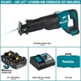 thumbnail image 2 of Sierra Recipro Makita XRJ05T LXT de 18 V, iones de litio, 5 Ah, 2 of 8