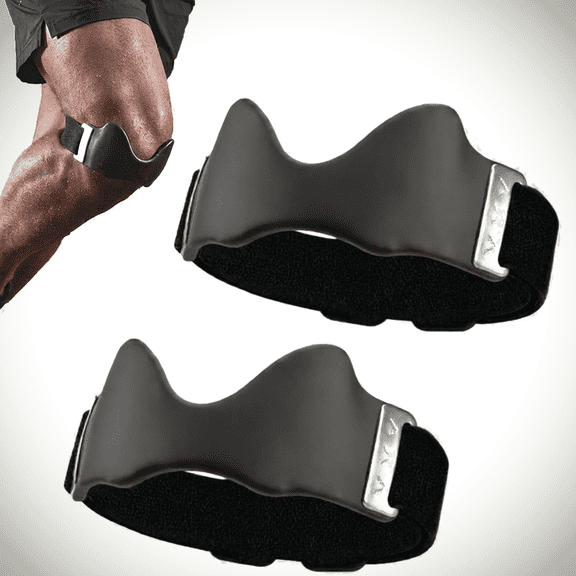 Stryde Strap 2-Pack Adjustable Patellar Tendon Support Straps with Silicone Pads, Breathable Knee Supports for Running, Cycling and Fitness