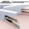 thumbnail image 5 of Matoen Blue Handheld Stapler - Labor-Saving Binding Machine for Office & Educational, One-Finger Operation (25-Sheet Capacity), Compact - Uses No.10/24-6 Staples, Ideal for Learners & Professionals, 5 of 6