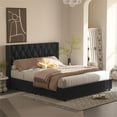 thumbnail image 2 of Better Home Products Amelia 4-Drawer Velvet King Size Platform Bed in Black, 2 of 7