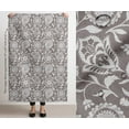 thumbnail image 3 of Soimoi Printed Waterproof Taffeta Fabric - Gray Floral Print | 56" Wide | For Outdoor Cushions, Awnings, Table Covers & Upholstery Projects, By 10 Yard, 3 of 7