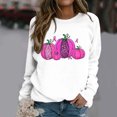 thumbnail image 1 of Qiopertar Mode Femmes T-Shirt à Manches Longues Col Rond Imprimé Chandail en Molleton Blouse Hauts Offres de la Semaine Liquidation à Moins de 5$ jusqu'à 90 % de Réduction, 1 of 5