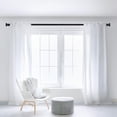 thumbnail image 4 of Deco Window Modern 1 in Powerd Coated Stacked Square Adjustable Single Curtain Rods, 44 in - 120 in, 4 of 5