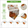 thumbnail image 5 of Burnt Orange Pumpkins Fall Table Runner Linen Burlap Table Runner 60 Inches Long Thanksgiving Maple Leaves Autumn Rustic Dresser Scarves for Kitchen Island Coffee Dining Room Party Decor 13"x60", 5 of 8