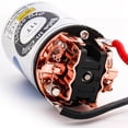 thumbnail image 3 of Tignapoo High Torque 550 Brushed Motor with Waterproof Stainless Steel Shell, Replaceable Carbon Brushes, 37T, Silver Finish, Compact Design 9.5x5x4.5cm, 211g, 3 of 6