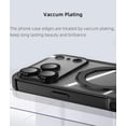 thumbnail image 4 of Funda Magnética MANLENO para iPhone 17 Pro Max Clear Compatible con MagSafe con Soporte Invisible y Protector de Lente, Revestimiento y Protección Suave para Teléfono (Azul Marino), 4 of 7