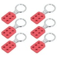 thumbnail image 1 of Lockout Tagout Safety Hasp, Resistente al ImpactO 6 Hoyos Aislamiento de Aislamiente Hasp 38 mm Jaw DiáMetro Interno 6 PCS Alta Seguridad para mecanizado, 1 of 7
