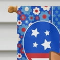 thumbnail image 3 of Chocolate Chihuahua USA American Flag Canvas House Size, 3 of 5