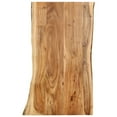 thumbnail image 4 of vidaXL Solid Acacia Wood Table Top Kitchen Live Edge Desk Coffee Multi Sizes, 4 of 25