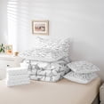 thumbnail image 6 of jejeloiu Sketch 3D Airplane 7-Piece Bedding Comforter Set,Modern Aircraft King Bedding Sets,White Gray Bed Sheets For Kids,Super Cozy Room Decor Reversible, 6 of 8