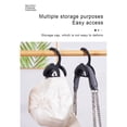 thumbnail image 4 of xiaxaixu Wardrobe Bag Hook Rack, Solid Color Plastic Arch Backpacks Satchels Organizer Storage Rack Holder, 4 of 6