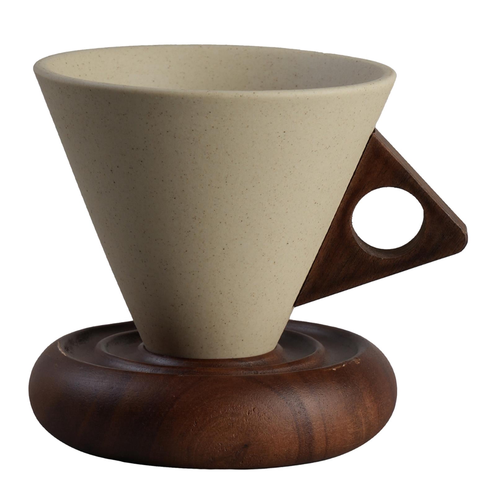 Coffee Mug Cappuccino Cup Espresso Cup Durable Ceramic with Handle for Afternoon Tea Office and Home Use