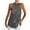 Dark Gray, variant on Pejock Women's Halter Tank Top Shirt Casual Sleeveless Summer Basic Tank Shirt Vest Black M (US Size:6)