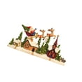 thumbnail image 4 of Figura de casa, decoración de mesa, coleccionable, decoración navideña para chimenea, armario, escritorio, oficina, vacaciones., 4 of 9