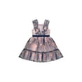 thumbnail image 5 of Kensie Girl Printed Mesh Sleeveless Dress, Sizes 4-16, 5 of 7