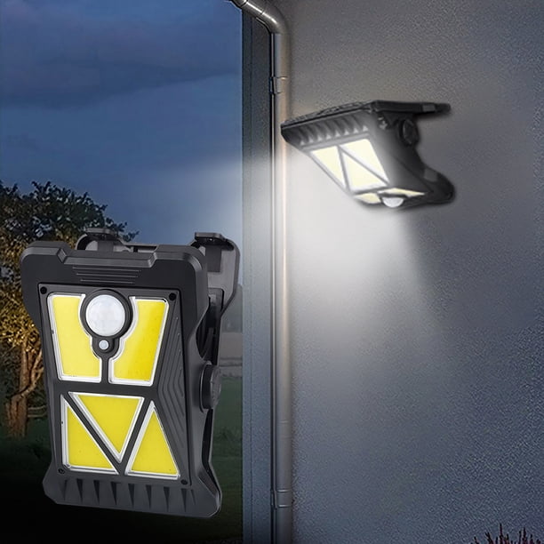 Hogar y jardín, Exterior y jardín, Jardinería, Regalo de jardín, Lámpara solar de camping con clip para jardín y patio, lámpara solar de pared con sensor de movimiento de 3 modos, Luz solar