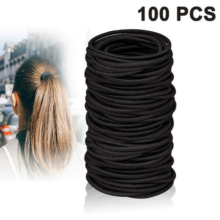 100 Pieces Thick Seamless Cotton Hair Bands, Simply Hair Ties Ponytail  Holders Headband Scrunchies Hair Accessories No Crease Damage for Thick Hair  | Walmart Canada
