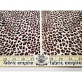 Transparent Leopard Print Plastic Vinyl Fabric Pink / 30 GAUGE / 54" Wide / Sold By The Yard ...