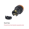 thumbnail image 4 of 2Pcs AC/DC 110V Indicator Lights, Red LED, Flush Panel Mount 7/8" 22mm, 4 of 5