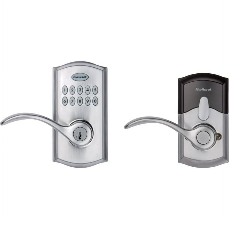 Kwikset SmartCode 955 Satin Chrome Metal Electronic Touch Pad