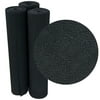 Rubber-Cal "Tuff-n-Lastic" Rubber Runner Mat - 1/8 in x 48 in x 15 ft Rolled Rubber Flooring - Black