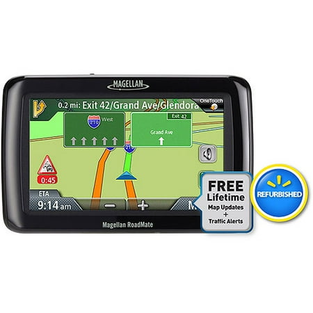 Magellan Refurbished RoadMate 2036T-LM 4.3" Portable GPS With Lifetime Map and Traffic Updates