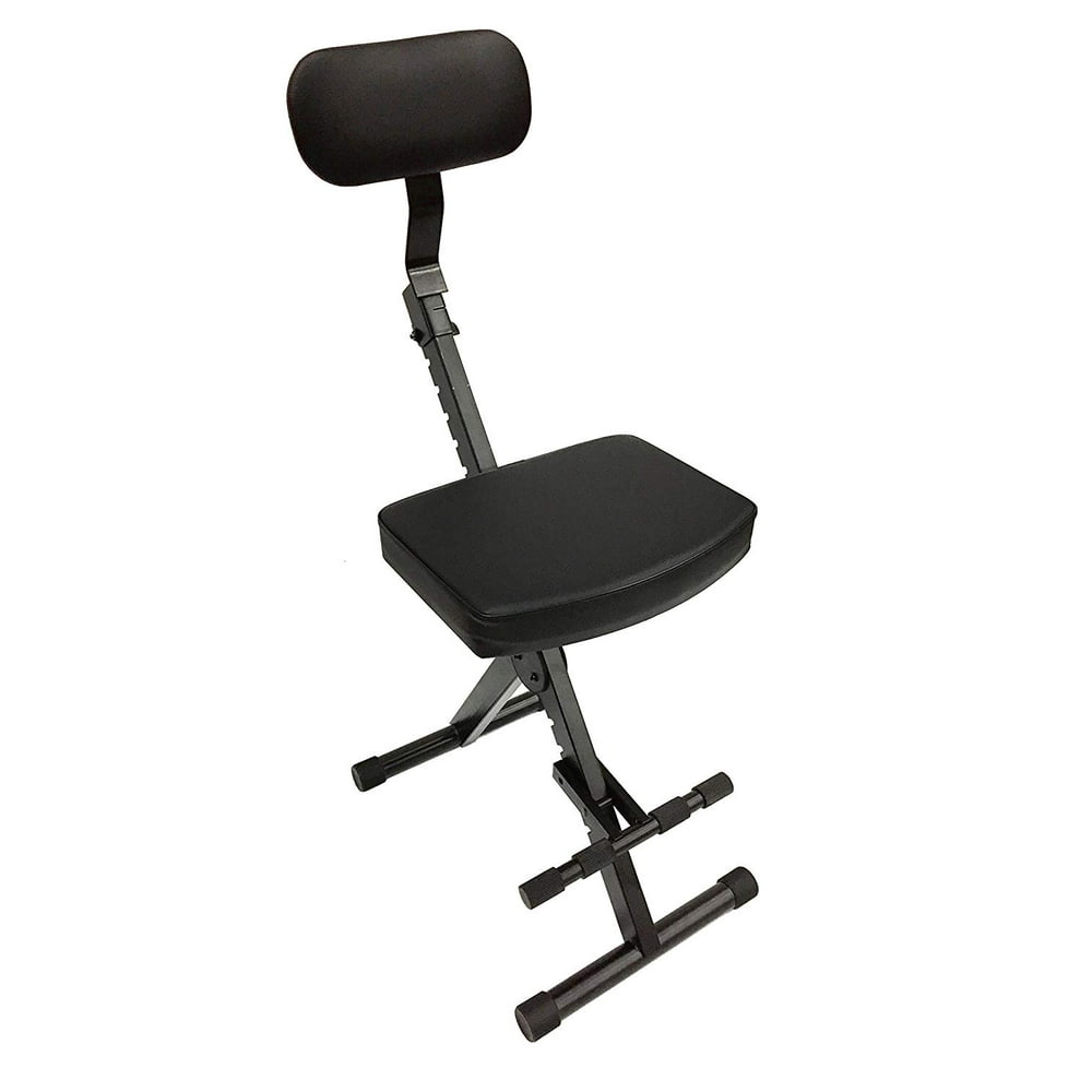 CedarsLink LK-STU Portable DJ/Guitar/Drum/Keyboard Padded Throne/Chair ...