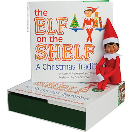 The Elf on The Shelf: A Christmas Tradition Brown Eyed Elf Girl and Claus Couture Collection Twirling in The Snow