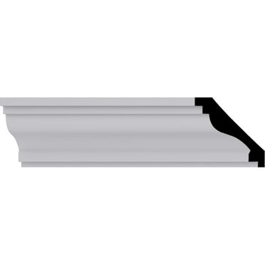 2 3/4"H x 2 1/2"P x 3 3/4"F x 94 1/2"L Artis Crown Moulding