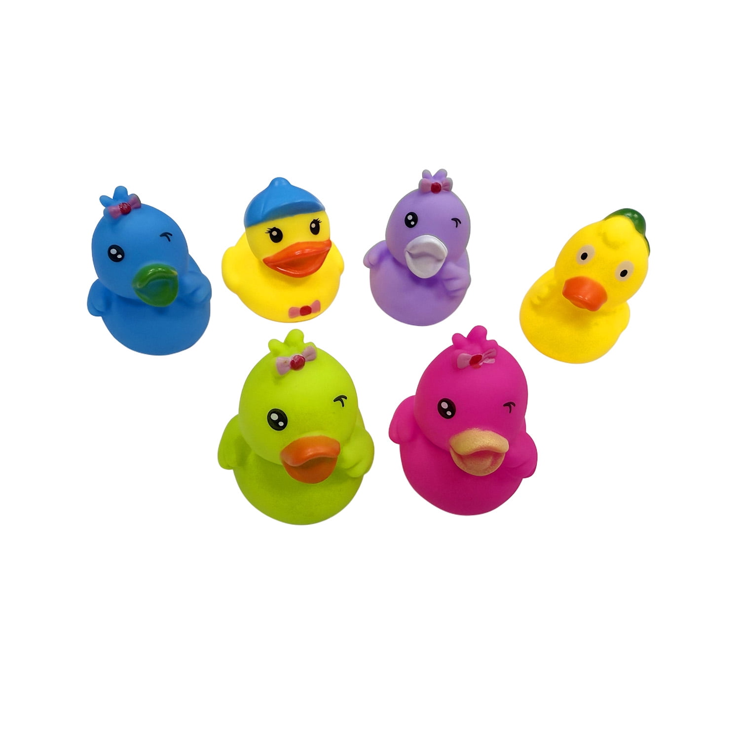Pen+Gear 22-Count Mini Rubber Duck Award Assortment Set for Classroom Rewards in Reusable Bucket