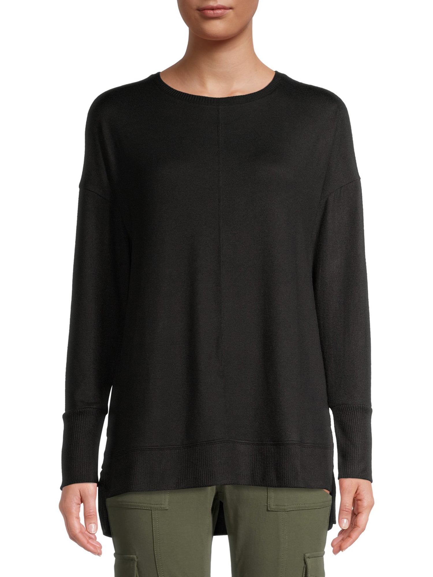 crew neck tunic t shirt