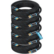 Maximm 4K HDMI Cable 5 Pack 30 Feet – High-Speed HDMI Cord 18 Gbps, Supports 4K 60Hz, Nylon Braided
