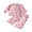 Pink, variant on Lairauiy Baby Toddler Girl Christmas Outfits Candy Cane Print Long Sleeve Tops and Pants Clothes Set 0-3 Years