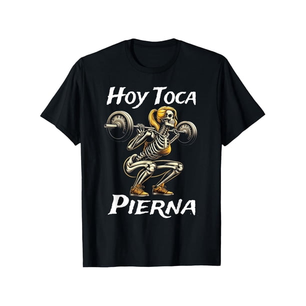 Camiseta unisex informal con sarcasmo mexicano en el gimnasio Calacas