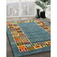 thumbnail image 2 of Ahgly Company Indoor Rectangle Contemporary DarkSeaGreen Area Rugs, 5' x 7', 2 of 6