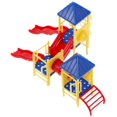 thumbnail image 2 of 1 Set Mini Playground Model Mini Children's Playground Model Miniature Sand Table Decoration, 2 of 4