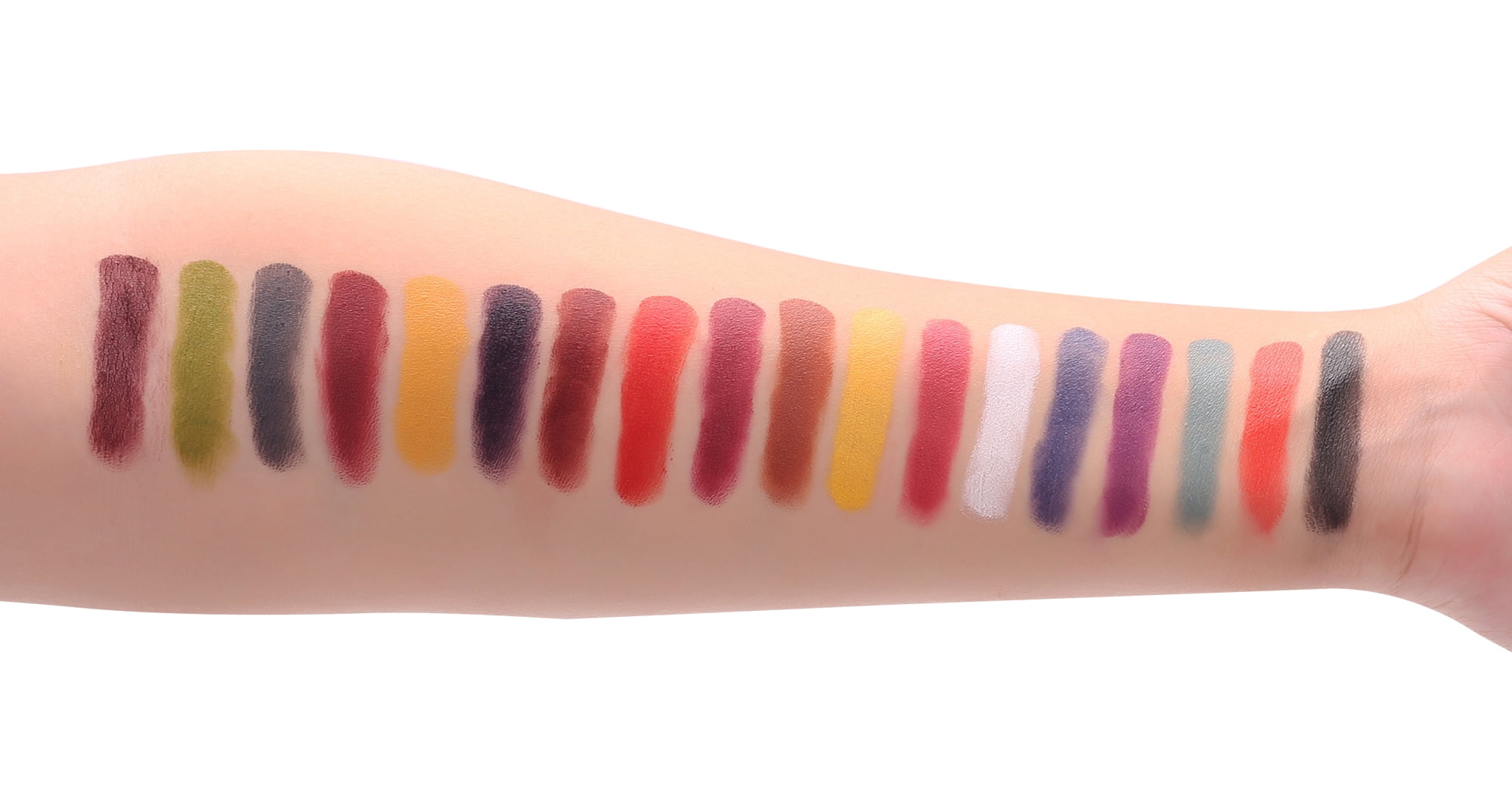 Narrative Cosmetics Master FX Palette, 18 Highly Pigmented Cream Colors, Professional SFX Makeup Palette for the Stage, Film, Costumes, Cosplay