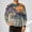 561-Gris, variante sur Handshe Chandail à Manches Longues pour Hommes, Haut Mode Urbaine Graphique Surdimensionné, Chandail Ample Décontracté pour Mode Urbaine, Grande Taille