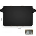 thumbnail image 3 of Hearth & Gear Universal Windshield Cover Sun Shade Protector Winter Frost Ice Shield Summer Heat Reflective Sunshade Screen Car Bumper Protector Guard Car Exterior Duster Bumper Strip Clear for Glass, 3 of 7