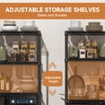 thumbnail image 4 of GDF Studio 5-Tier Metal Wire Shelving Unit, Adjustable Heavy Duty Storage Rack, Black, 4 of 7