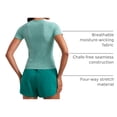 thumbnail image 4 of Remera CRZ YOGA Deportiva sin Costuras Manga Corta XL, 4 of 6