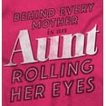 thumbnail image 2 of Cute Funny Favorite Cool Auntie Aunt Womens Slim Fit Graphic Tee Brisco Brands X, 2 of 5