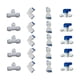 thumbnail image 2 of 20 Conectores Rápidos de Conexión a Presión, Válvulas de Bola, Accesorios para Filtros de Agua, Material POM, Adecuados para Acuarios, Refrigeradores,, 2 of 8