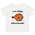 thumbnail image 3 of Inktastic Fishing with Grandpa Boys or Girls Toddler T-Shirt, 3 of 5