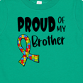 thumbnail image 4 of Inktastic Proud of my Brother Autism Awareness Puzzle Piece Ribbon Boys or Girls Baby T-Shirt, 4 of 5
